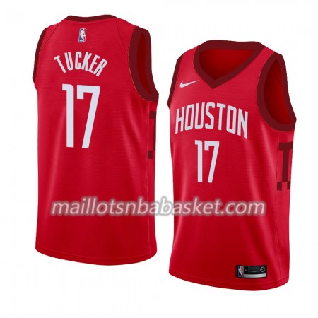 Maillot Homme Houston Rockets PJ Tucker 17 2018-19 Nike Rouge Swingman